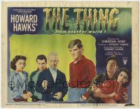 9r932 THING LC #5 '51 Howard Hawks classic, Margaret Sheridan, Dierkes & Frees staring down!