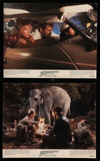 9s144 INDIANA JONES & THE TEMPLE OF DOOM 2 8x10 '84 Harrison Ford, Kate Capshaw, Quan!