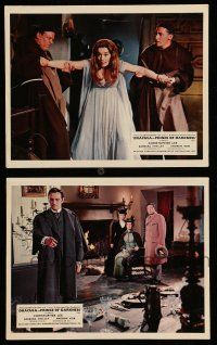 9s140 DRACULA PRINCE OF DARKNESS 2 color English FOH LCs '66 Hammer horror, sexy Barbara Shelley!