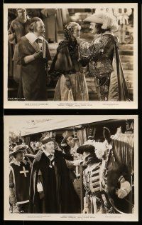 9s364 CARDINAL RICHELIEU 8 8x10 stills '35 George Arliss, Cesar Romero & Maureen O'Sullivan!