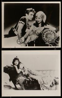 9s711 CLEOPATRA 4 8x10 stills '63 famous Cleopatra's - Claudette Colbert, Theda Bara, Vivien Leigh!