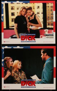 9s033 DICK 8 8x10 mini LCs '99 Kirsten Dunst & Michelle Williams, Richard Nixon satire!