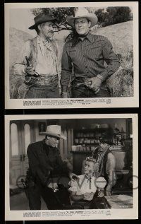 9s724 EL PASO STAMPEDE 4 8x10 stills '53 cowboy Allan Rocky Lane & his stallion Black Jack!