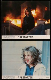 9s040 FIRESTARTER 8 8x10 mini LCs '84 creepy 8 year-old Drew Barrymore, David Keith, George C Scott