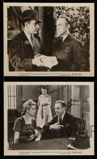9s623 I STOLE A MILLION 5 8x10 stills R49 cool crime images of George Raft, pretty Claire Trevor!