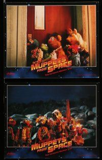 9s052 MUPPETS FROM SPACE 8 8x10 mini LCs '99 Kermit, Miss Piggy, Fozzie Bear, Gonzo, Animal!