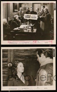 9s773 PRESIDENT'S LADY 4 8x10 stills '53 great images of Susan Hayward & Charlton Heston!