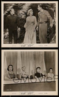 9s775 QUEEN OF OUTER SPACE 4 8x10 stills '58 great images of sexy Zsa Zsa Gabor on Venus!