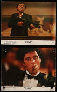 9s105 SCARFACE 5 8x10 mini LCs '83 Al Pacino as Tony Montana, Steven Bauer, De Palma!