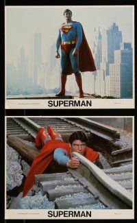 9s091 SUPERMAN 6 color 8x10 stills '78 Christopher Reeve, Jackie Cooper, Margot Kidder!