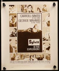 9s267 SYLVIA 11 8x10 stills '65 sexy Carroll Baker is the powder, George Maharis is the fuse!