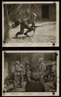9s803 TO HELL & BACK 4 8x10 stills '55 Audie Murphy's story as a soldier in World War II!
