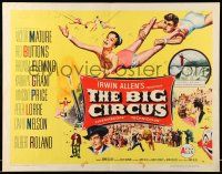 9t037 BIG CIRCUS style A 1/2sh '59 Victor Mature, Red Buttons, Rhonda Fleming, Kathryn Grant!