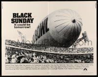 9t041 BLACK SUNDAY int'l 1/2sh '77 Goodyear Blimp zeppelin disaster at the Super Bowl!