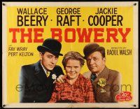 9t051 BOWERY 1/2sh R46 great close up image of George Raft, Jackie Cooper, & Wallace Beery!
