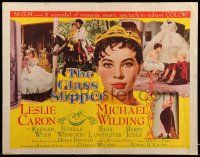 9t133 GLASS SLIPPER style A 1/2sh '55 great images and art of dancers & pretty Leslie Caron!