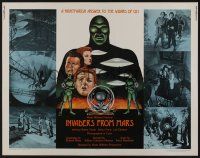 9t171 INVADERS FROM MARS 1/2sh R76 a nightmarish answer to The Wizard of Oz, cool Theakston art!