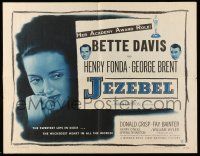 9t181 JEZEBEL 1/2sh R48 Bette Davis, Henry Fonda, George Brent, directed by William Wyler!