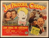 9t185 JOE PALOOKA CHAMPION 1/2sh '46 Elyse Knox in car & boxer Joe Kirkwood Jr, Ham Fisher art!