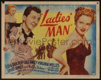 9t209 LADIES' MAN style B 1/2sh '46 Eddie Bracken, Cass Daley & Virginia Welles!