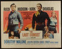 9t219 LAST SUNSET 1/2sh '61 Rock Hudson, Kirk Douglas, Dorothy Malone, directed by Robert Aldrich!