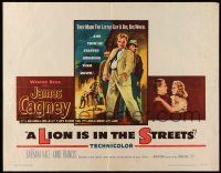 9t231 LION IS IN THE STREETS 1/2sh '53 the gutter was James Cagney's throne!