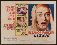 9t240 LIZZIE style B 1/2sh '57 Eleanor Parker is a female Jekyll & Hyde, which was her real self?