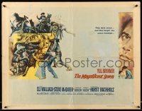 9t259 MAGNIFICENT SEVEN style B 1/2sh '60 Yul Brynner, Steve McQueen, Sturges' 7 Samurai western!