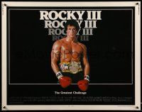 9t326 ROCKY III 1/2sh '82 great image of boxer & director Sylvester Stallone w/gloves & belt!