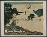9t331 RYAN'S DAUGHTER 1/2sh '70 David Lean, art of Sarah Miles, Robert Mitchum & Jones!