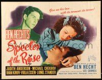 9t350 SPECTER OF THE ROSE style B 1/2sh '46 Judith Anderson, Chekhov, directed by Ben Hecht!