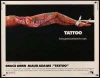 9t368 TATTOO 1/2sh '81 Bruce Dern, every great love leaves its mark, sexy body art images