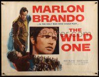9t412 WILD ONE 1/2sh '54 Elia Kazan classic, ultimate biker Marlon Brando, Mary Murphy!