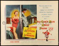 9t419 YOU CAN'T RUN AWAY FROM IT style A 1/2sh '56 Lemmon & Allyson in It Happened One Night remake