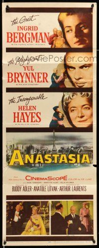 9t445 ANASTASIA insert '56 great close ups of Ingrid Bergman, Yul Brynner, Helen Hayes!