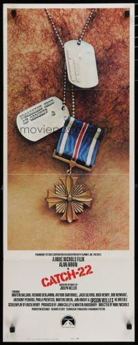 9t508 CATCH 22 insert '70 directed by Mike Nichols, based on the novel by Joseph Heller!