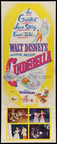 9t518 CINDERELLA insert R57 Walt Disney classic romantic musical fantasy cartoon!