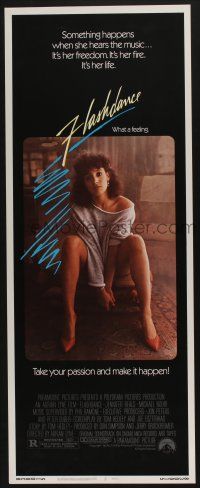 9t571 FLASHDANCE insert '83 sexy dancer Jennifer Beals, take your passion and make it happen!