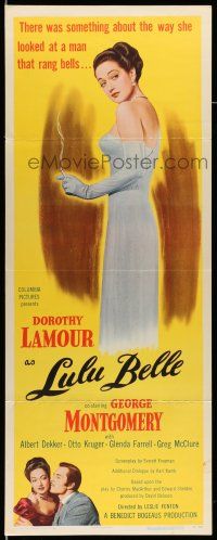9t667 LULU BELLE insert '48 art of sexy Dorothy Lamour & w/George Montgomery!