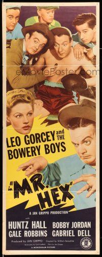 9t696 MR HEX insert '46 wacky image of boxer Leo Gorcey, Bowery Boys!