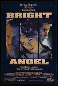 9w106 BRIGHT ANGEL 1sh '91 Michael Fields directed, Dermot Mulroney, Lili Taylor, Sam Shepard!