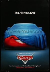 9w115 CARS advance DS 1sh '06 Walt Disney Pixar animated automobile racing, Lightning McQueen!