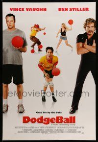9w201 DODGEBALL style C int'l DS 1sh '04 Vince Vaughn, Ben Stiller, Rip Torn, a true underdog story