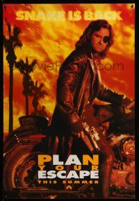 9w227 ESCAPE FROM L.A. teaser 1sh '96 John Carpenter, Kurt Russell returns as Snake Plissken!