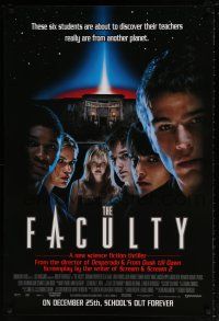 9w239 FACULTY advance 1sh '98 Elijah Wood & Josh Hartnett find out their teachers are aliens!