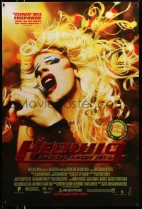 9w314 HEDWIG & THE ANGRY INCH foil DS 1sh '01 transsexual punk rocker James Cameron Mitchell