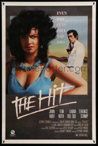 9w322 HIT 1sh '84 Stephen Frears directed, John Hurt, cool sexy art by Morrison!