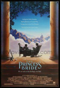 9w581 PRINCESS BRIDE 1sh '87 Rob Reiner fantasy classic as real as the feelings you feel!