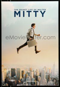 9w647 SECRET LIFE OF WALTER MITTY style A teaser DS 1sh '13 image of Ben Stiller in city!
