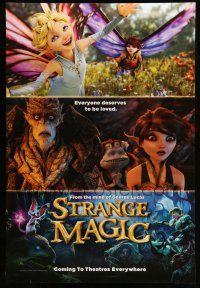 9w729 STRANGE MAGIC teaser DS 1sh '15 Walt Disney, cool CGI animation fantasy images!